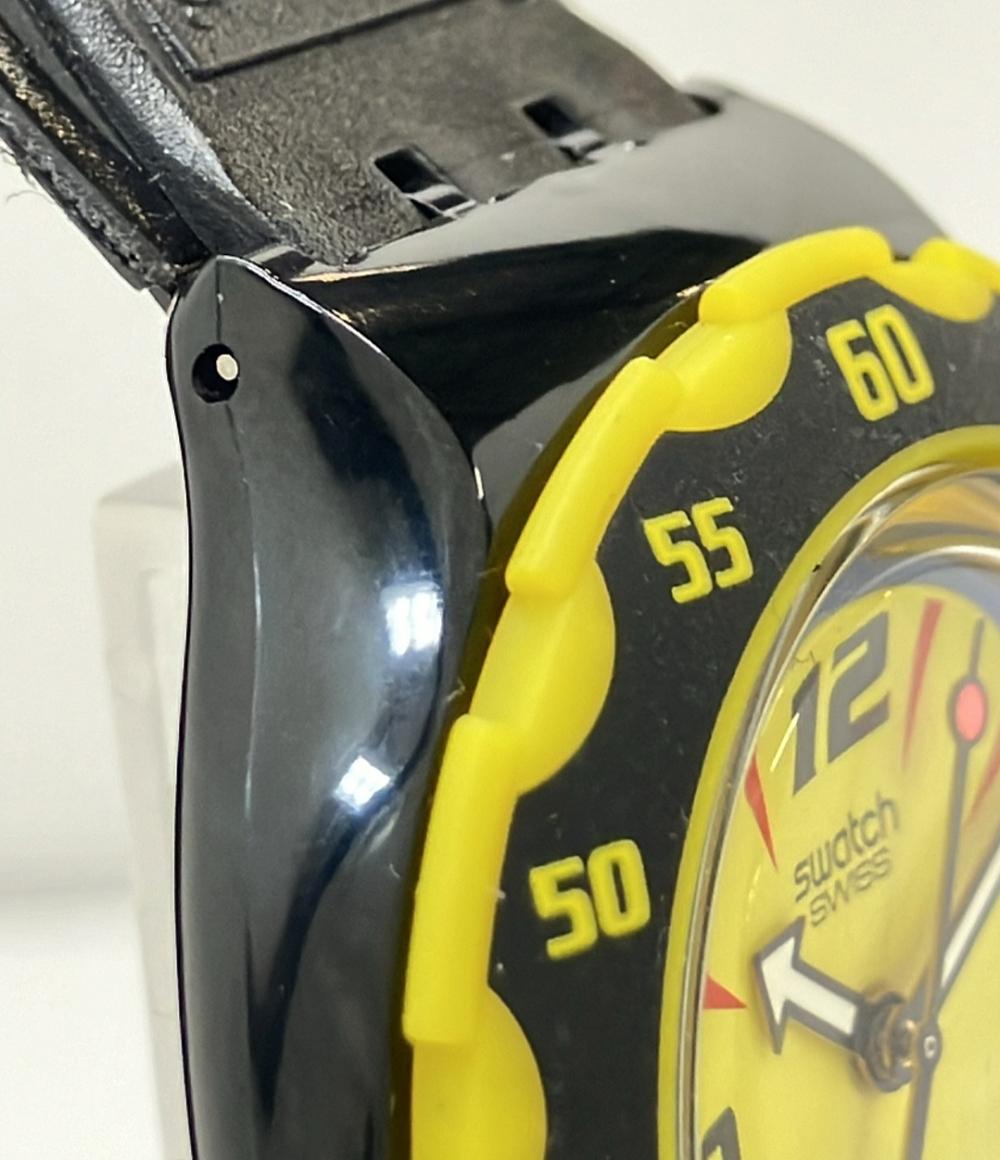 スウォッチ 腕時計 グッドウィル・ゲームズ 98年記念モデル スクーバ200 クオーツ イエロー SHB101 メンズ Swatch