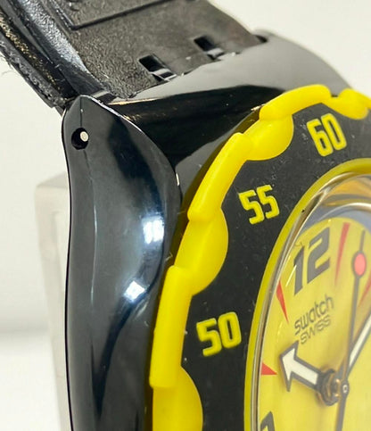 スウォッチ 腕時計 グッドウィル・ゲームズ 98年記念モデル スクーバ200 クオーツ イエロー SHB101 メンズ Swatch