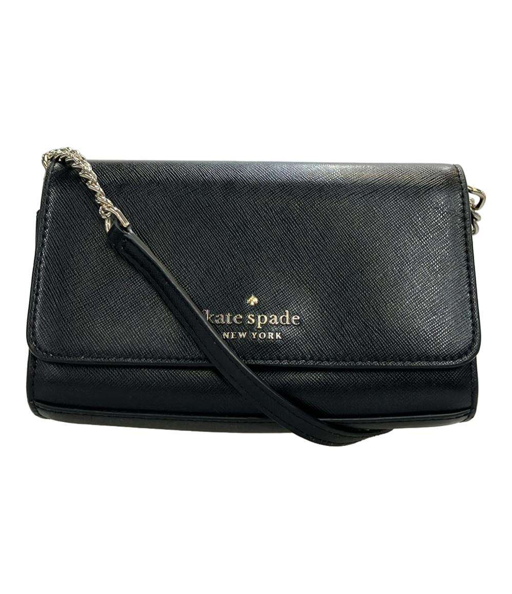 ケイトスペード ショルダーバッグ 斜め掛け チェーン レザー D411 レディース Kate Spade