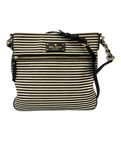 Kate Spade ショルダーバッグ 斜めがけ ボーダー柄 レディース ケイトスペード