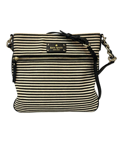Kate Spade ショルダーバッグ 斜めがけ ボーダー柄 レディース ケイトスペード
