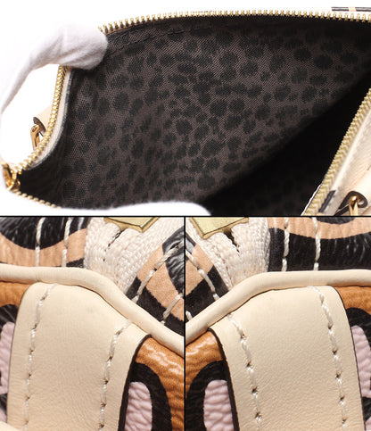 美品 LOUIS VUITTON 2WAYハンドバッグ ショルダーバッグ 肩掛け 斜め掛け ワイルド アット ハート スピーディ バンドリエール25 モノグラム M45828