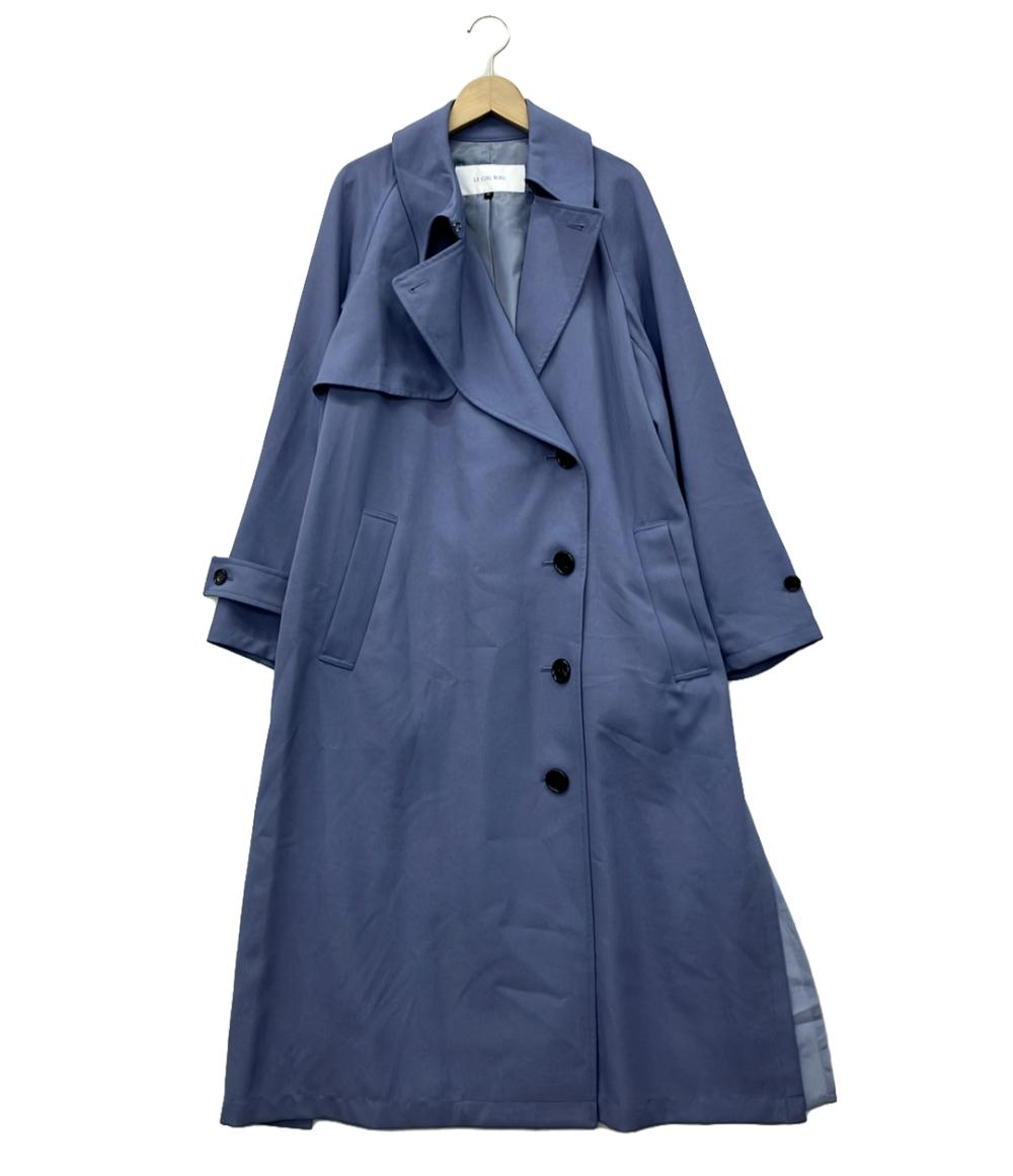 美品 ルシェルブルー チェスターコート レディース SIZE 36 (S) LE CIEL BLEU