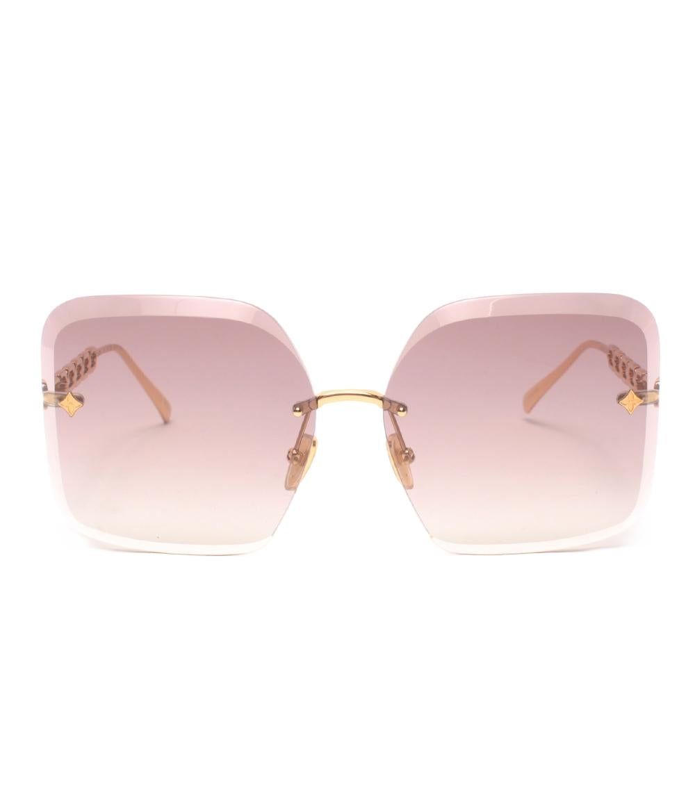 美品 LOUIS VUITTON サングラス アイウェア ジュエルスクエア