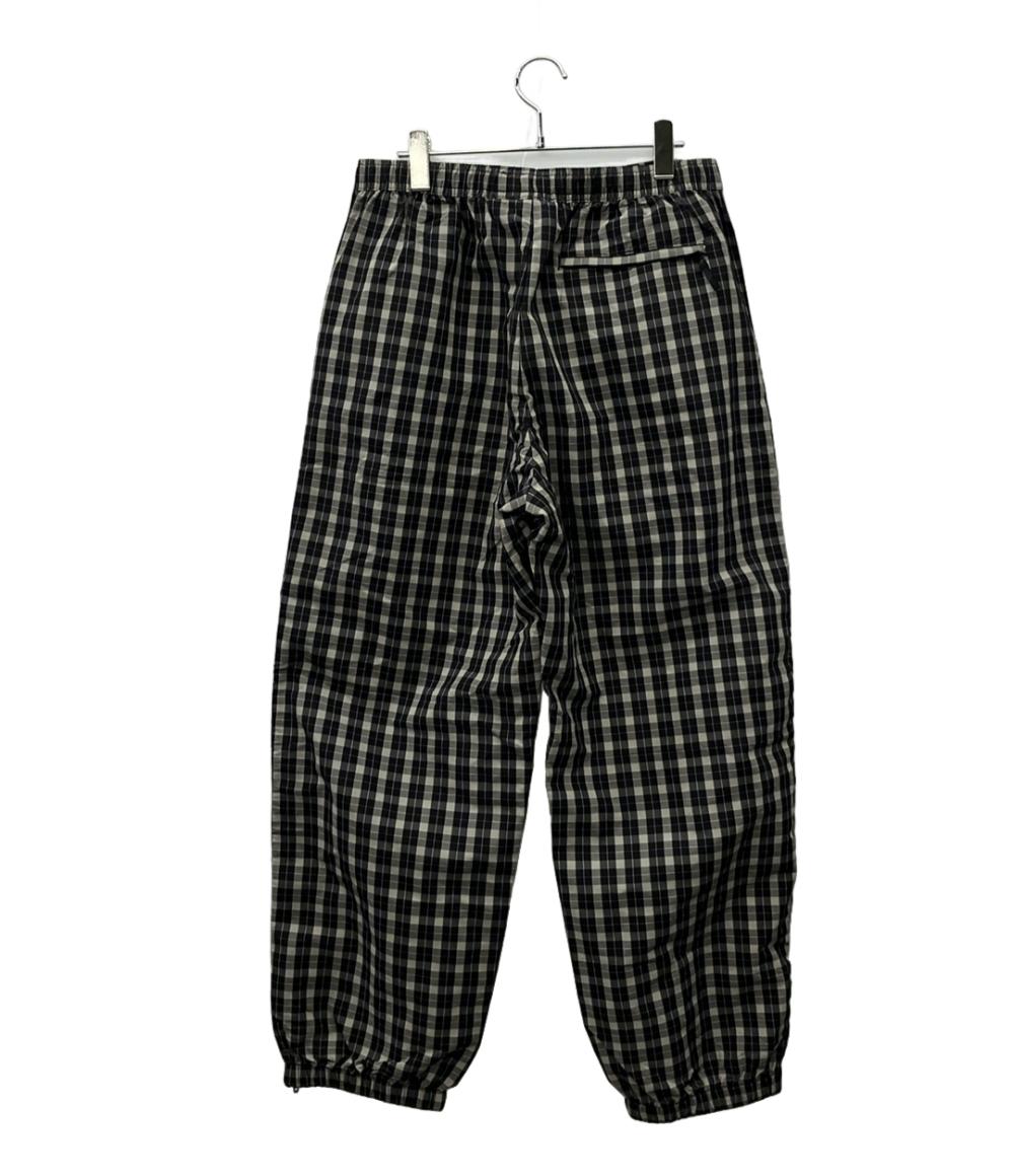 Supreme イージーパンツ ロング 25AW Plaid Warm Up Pant ストリート チェック柄 メンズ SIZE M シュプリーム