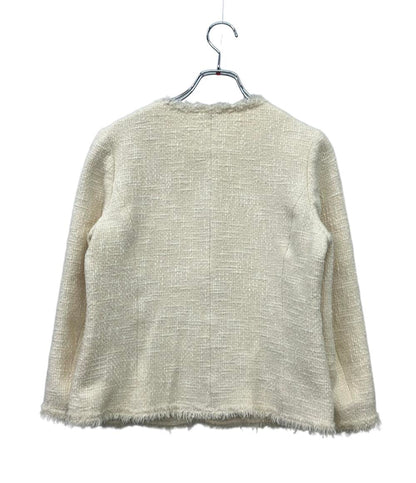 SHINZONE ノーカラージャケット ツイード シルク混 15SMSJK11 レディース SIZE 38 (S) シンゾーン