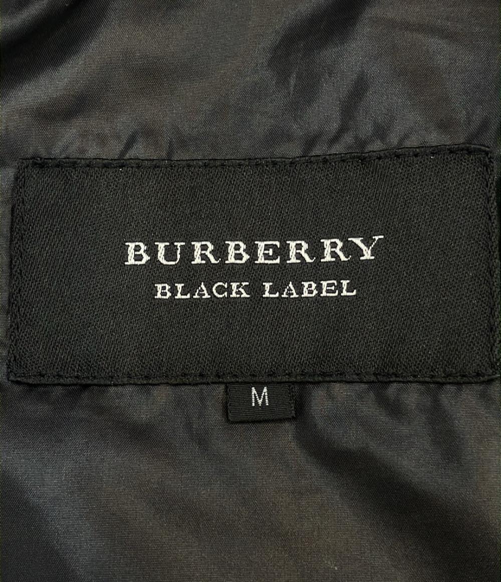 訳あり バーバリーブラックレーベル チェック柄ダウンベスト メンズ SIZE M (M) BURBERRY BLACK LABEL