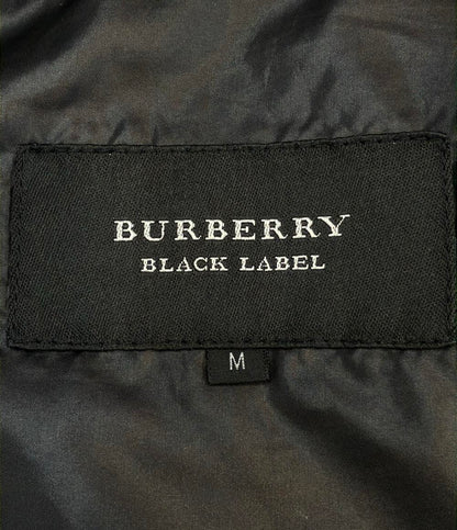 訳あり バーバリーブラックレーベル チェック柄ダウンベスト メンズ SIZE M (M) BURBERRY BLACK LABEL