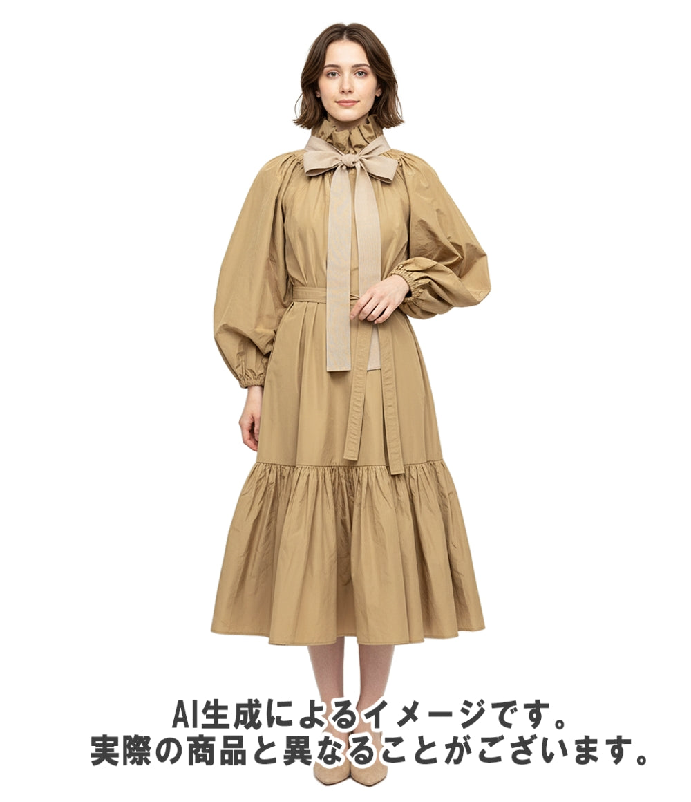 PATOU 長袖ワンピース ベルテッドワンピース レディース SIZE 34 (S