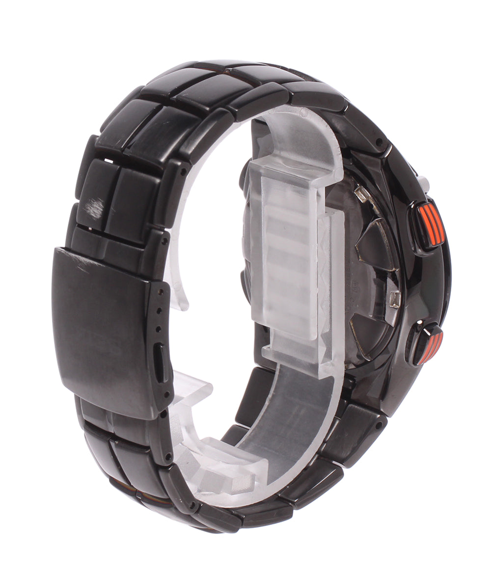 SEIKO 腕時計 スポーチュラ クオーツ ブラック H023-00E0 メンズ セイコー