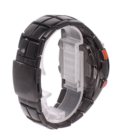 SEIKO 腕時計 スポーチュラ クオーツ ブラック H023-00E0 メンズ セイコー