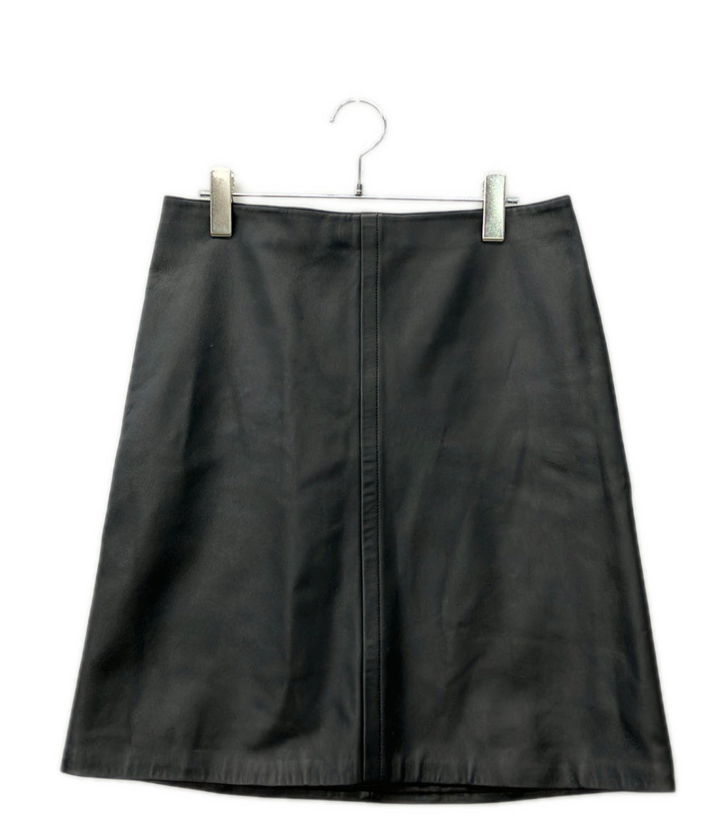 agnes b. シープレザー スカート レディース SIZE 40 アニエスベー