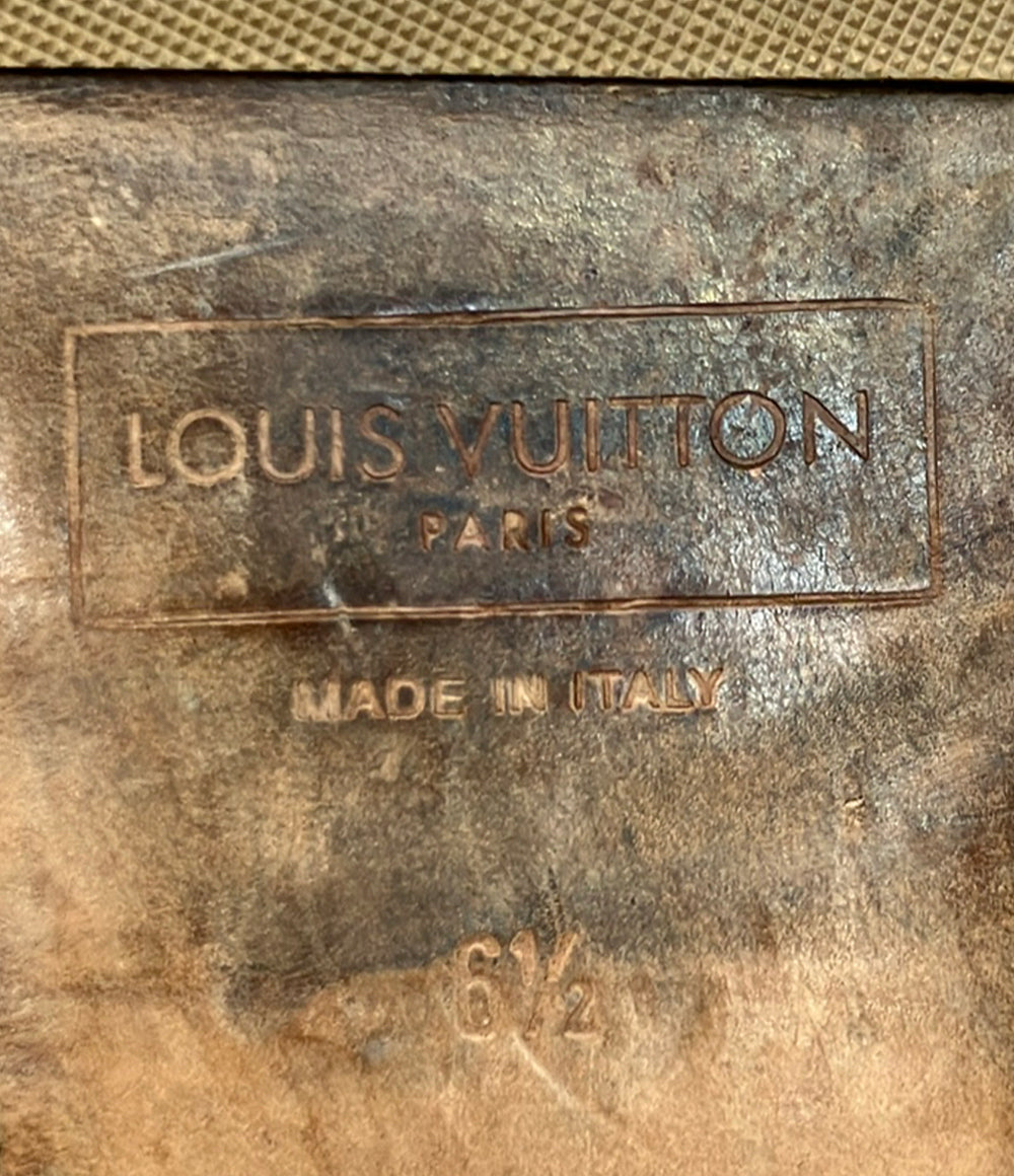 LOUIS VUITTON ローファー スエード メンズ SIZE 6.5 ルイ・ヴィトン