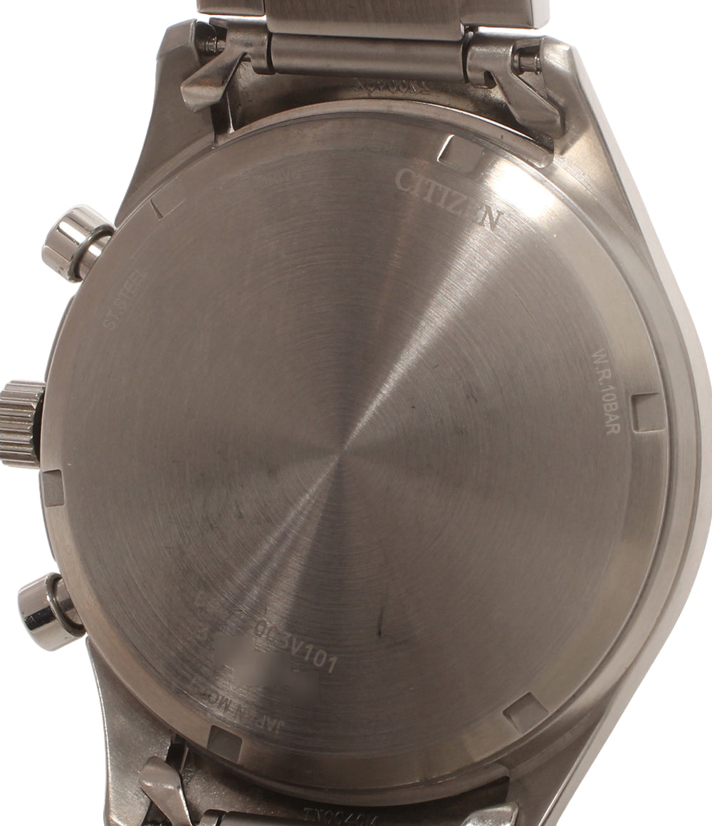 美品 CITIZEN 腕時計 エコドライブ ソーラー ホワイト CA7028-81A メンズ シチズン
