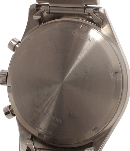 美品 CITIZEN 腕時計 エコドライブ ソーラー ホワイト CA7028-81A メンズ シチズン