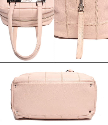 シャネル ショルダーバッグ ボストンバッグ レザー シルバー金具 チョコバー キャビアスキン レディース CHANEL