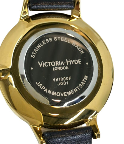 美品 VICTORIA HYDE 腕時計 クオーツ ブラック系 VH1000F レディース ヴィクトリアハイド