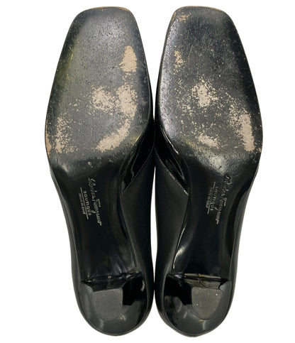 Salvatore Ferragamo スクウェアトゥパンプス DR54964 レディース SIZE 4 1/2 サルヴァトーレフェラガモ
