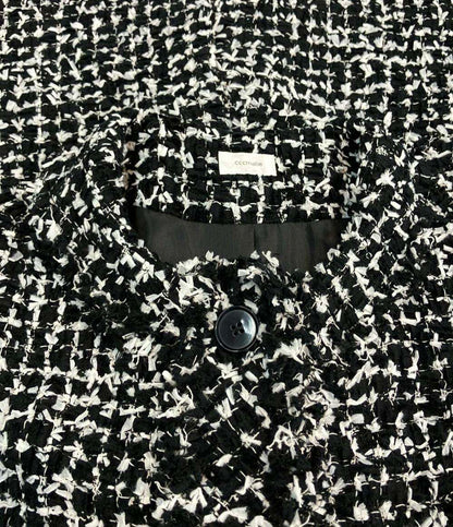 美品 cccmalie ツイード ロングジレ レディース シーマリー