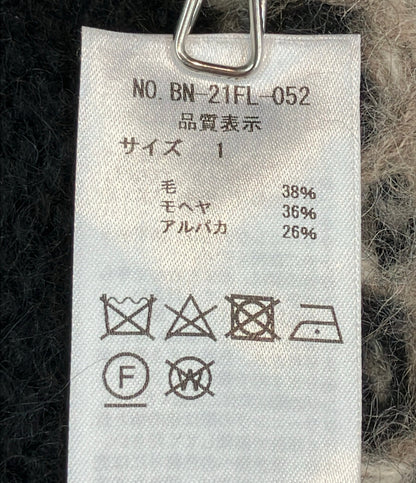 美品 BATONER カーディガン モヘヤ ニット BN-21FL-052 レディース SIZE 1 (S) バトナー