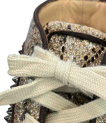 クリスチャンルブタン ハイカットスニーカー スタッズ グリッターラメ メンズ SIZE 43 (XL) Christian Louboutin