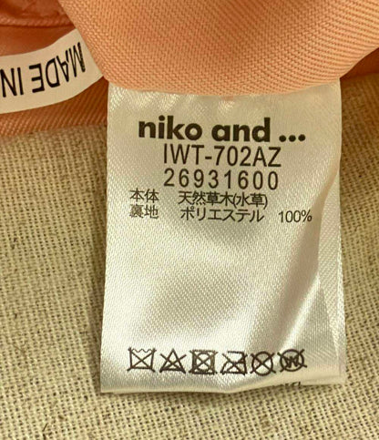 美品 ニコアンド かごバッグハンドバッグ レディース niko and...