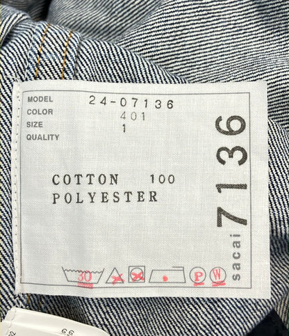 Sacai ワイドシルエット ノースリーブデニムシャツ レディース SIZE 1 (S) サカイ