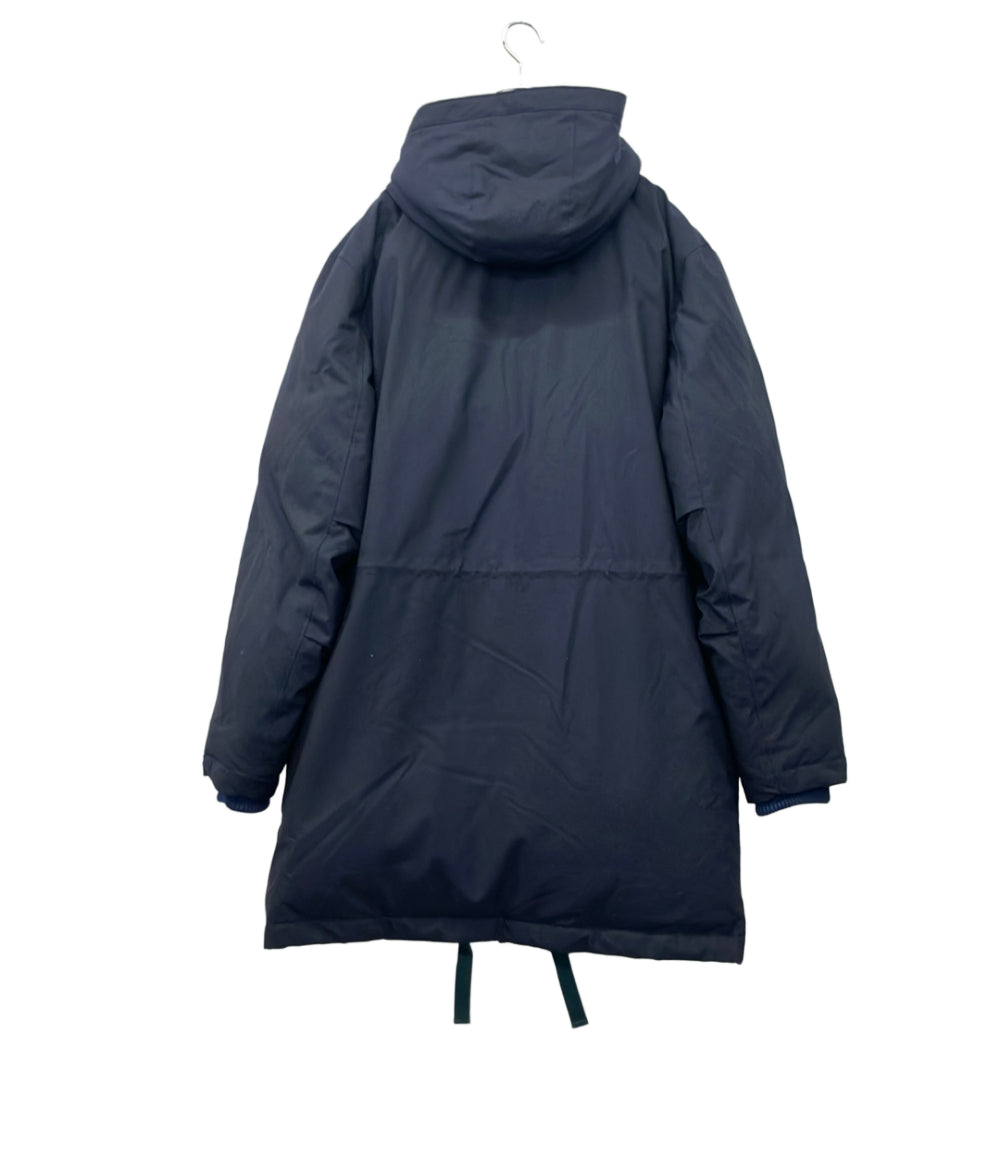 Paul Smith ダウンコート 裏地マルチカラー レインボー  ダブルジップ スナップボタン  フード付き PF-BM-44818 メンズ SIZE L ポール・スミス