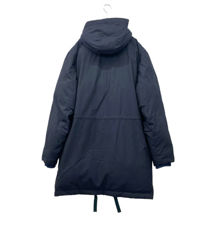 Paul Smith ダウンコート 裏地マルチカラー レインボー  ダブルジップ スナップボタン  フード付き PF-BM-44818 メンズ SIZE L ポール・スミス