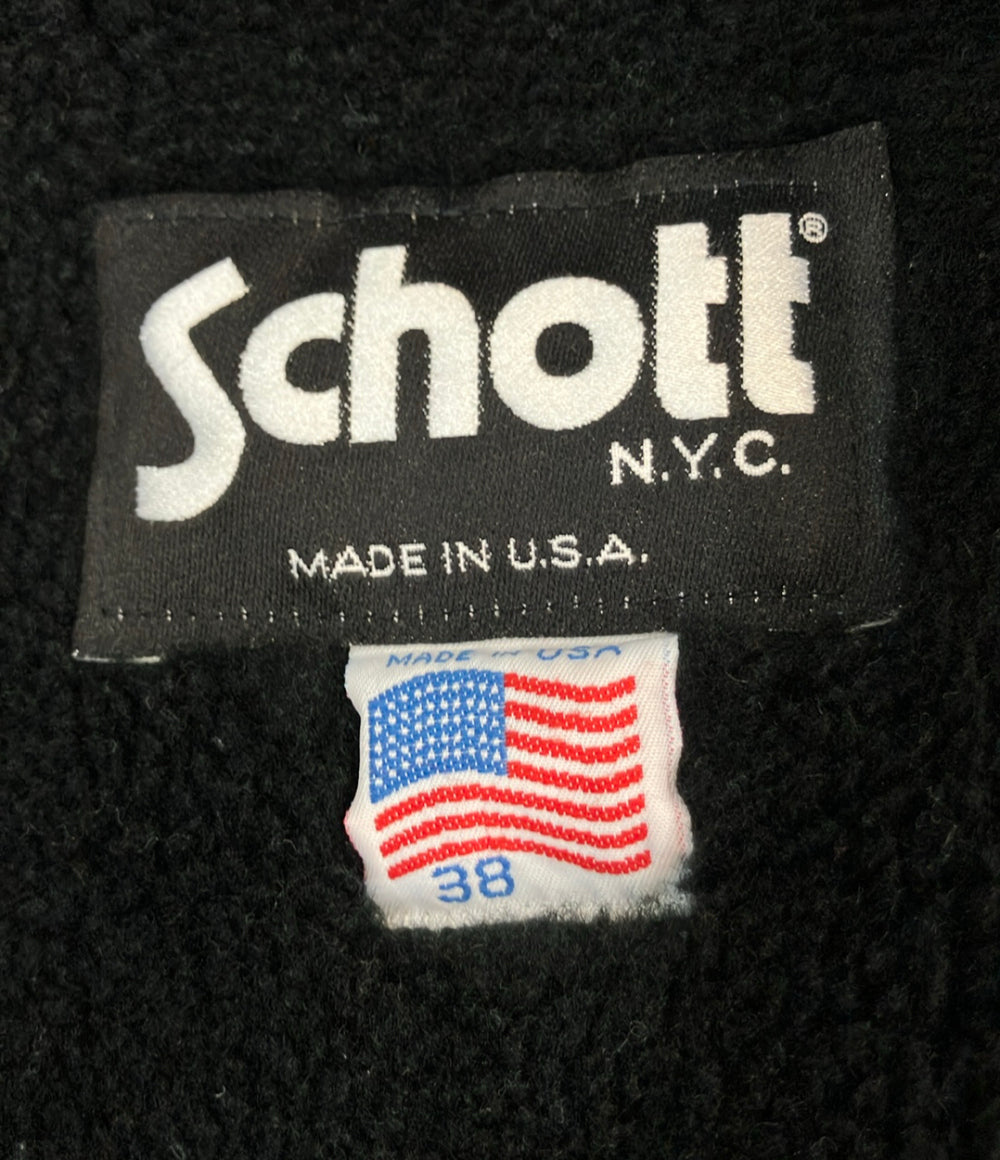 schott シングルライダースジャケット ジップアップ ライナー付き 441PP メンズ SIZE 38 (S) ショット