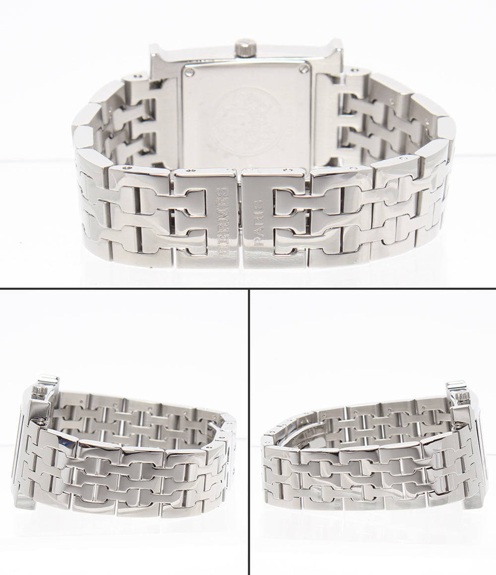HERMES 腕時計 Hウォッチ クオーツ ブラック HH1.210 レディース エルメス