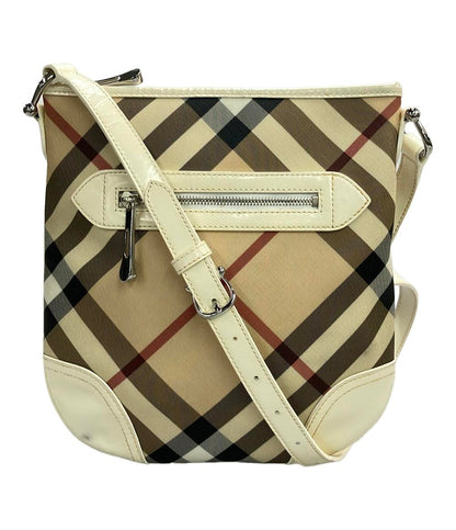 BURBERRY ショルダーバッグ 斜め掛け ノバチェック レディース バーバリー