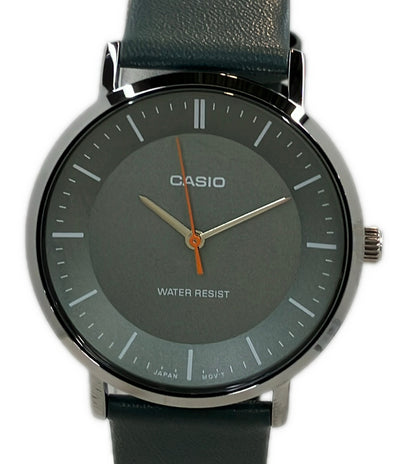 美品 CASIO 腕時計 クオーツ グレー MTP-VT04 レディース メンズ カシオ