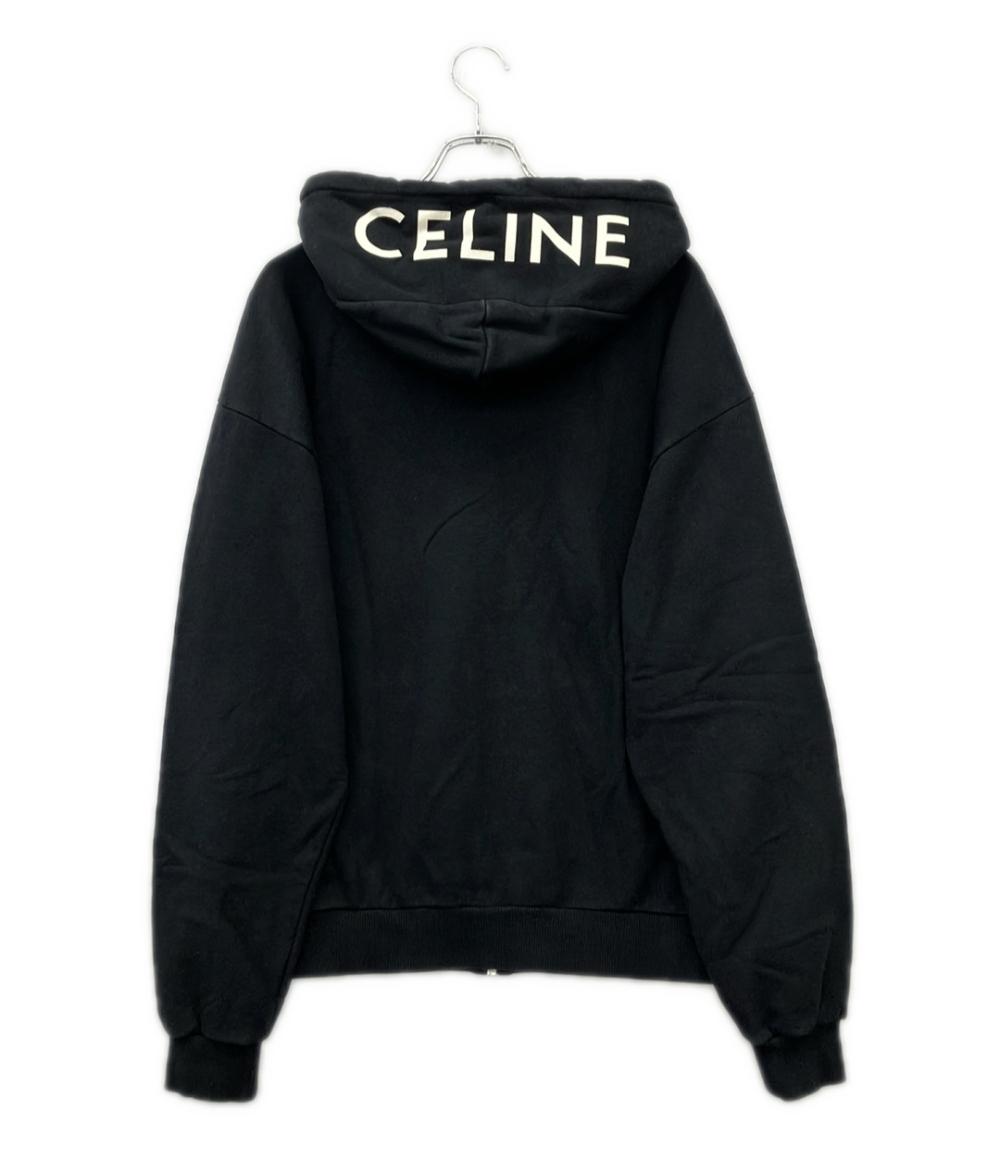 CELINE ジップアップパーカー ルーズジップフーディー 2Y497052H メンズ SIZE L セリーヌ