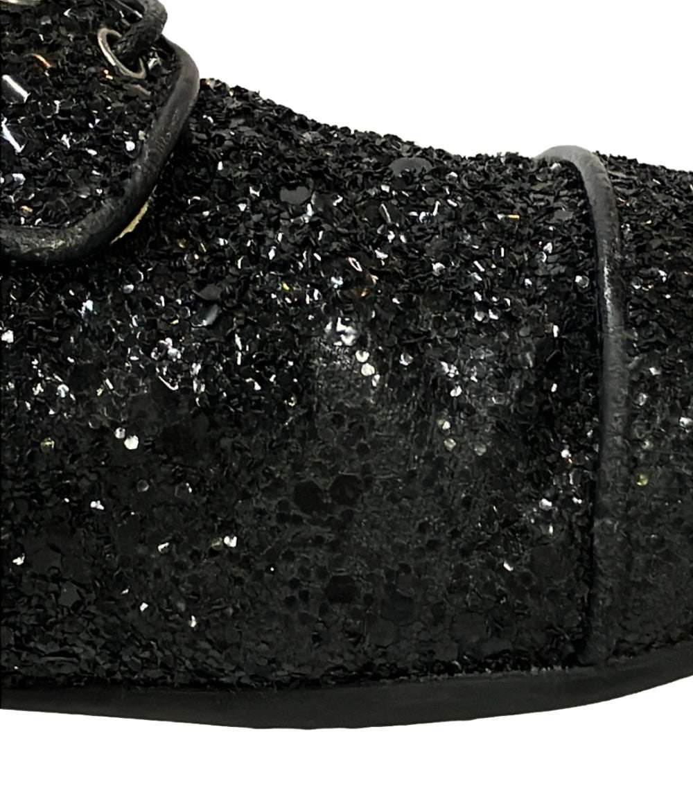 Miu Miu グリッター レースアップシューズ レディース SIZE 37 (23.5cm) ミュウ ミュウ