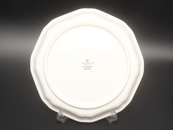 美品 ウエッジウッド オクタゴナルディッシュ 皿 24cm ワイルドストロベリー WEDGWOOD