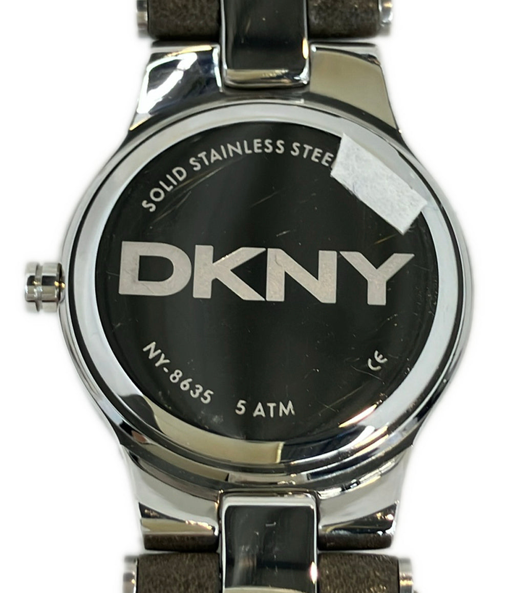 DKNY 腕時計 クオーツ ブラック NY-8635 レディース ディーケーエヌワイ