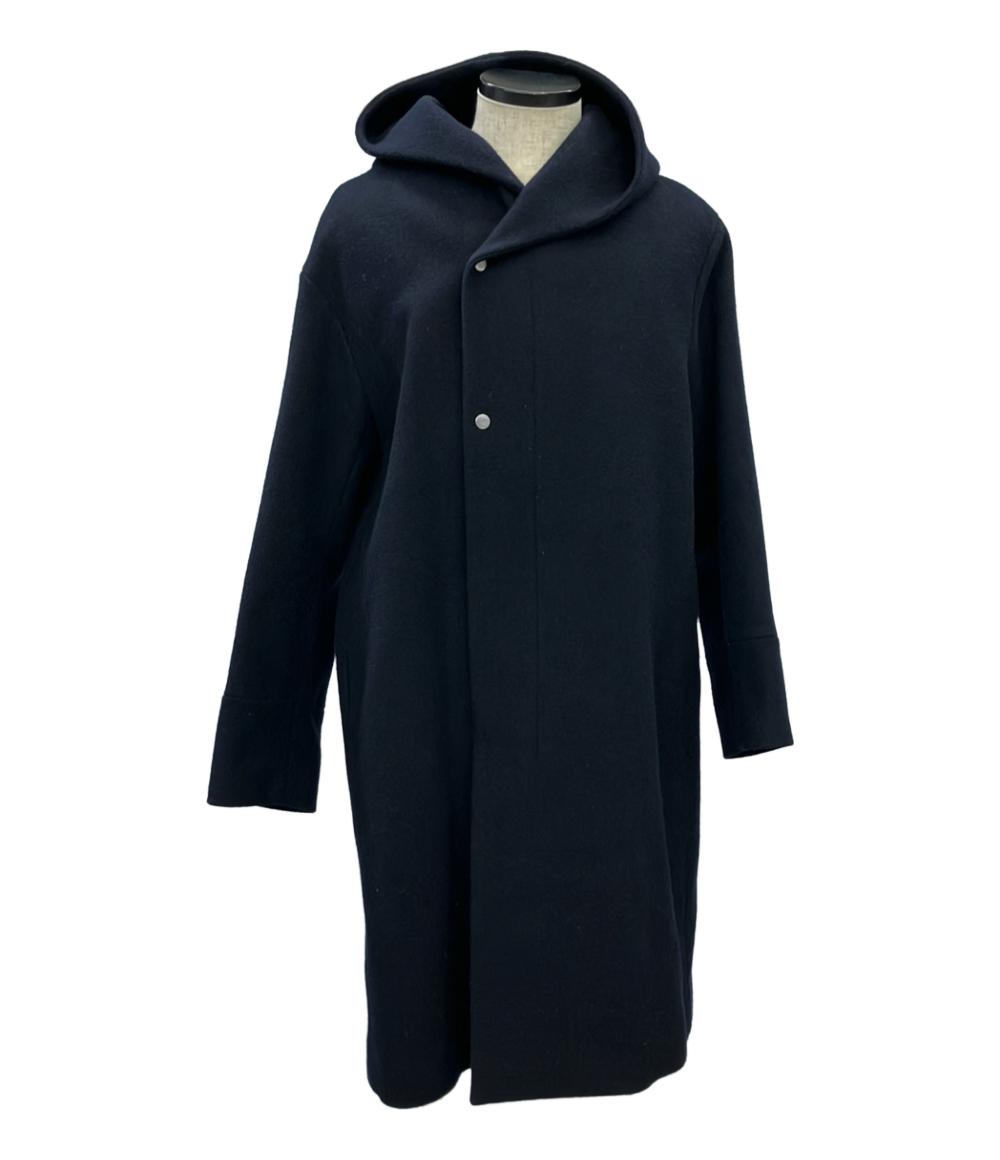 STUDIOUS メルトンオーバーフードコート ジップアップ 108451003 メンズ SIZE 2 (L) ステュディオス