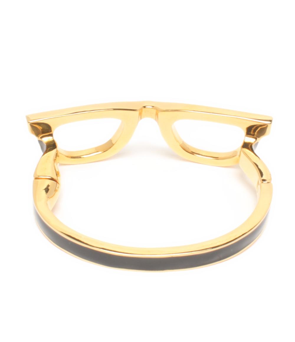 美品 Kate Spade バングル メガネモチーフ レディース ケイトスペード