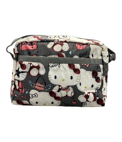 レスポートサック ハローキティ ショルダーバッグ 斜め掛け 総柄 レディース LeSportsac HELLO KITTY