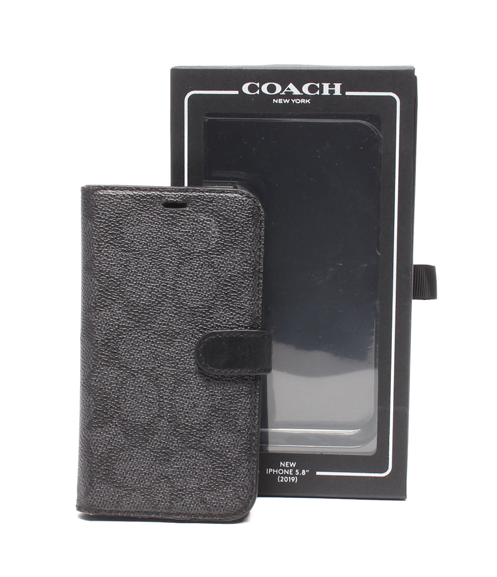 COACH iPhoneケース 手帳型 iPhone11pro シグネチャー RS9C047K メンズ レディース コーチ