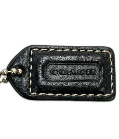 コーチ ポーチ アクセサリーポーチ ストラップ付き キャンバス レザー ミニシグネチャー レディース COACH