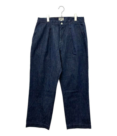 美品 CALEE デニムパンツ VINTAGE REPRODUCT DENIM TUCK TROUSERS CL-25AW010 メンズ SIZE L キャリー