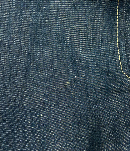 HERMES ノーカラーデニムジャケット レディース SIZE 40 (M) エルメス