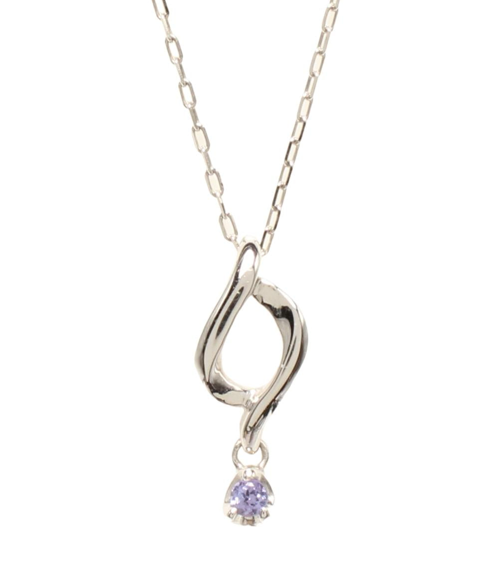 美品 ヨンドシー ネックレス K10 タンザナイト レディース 4℃