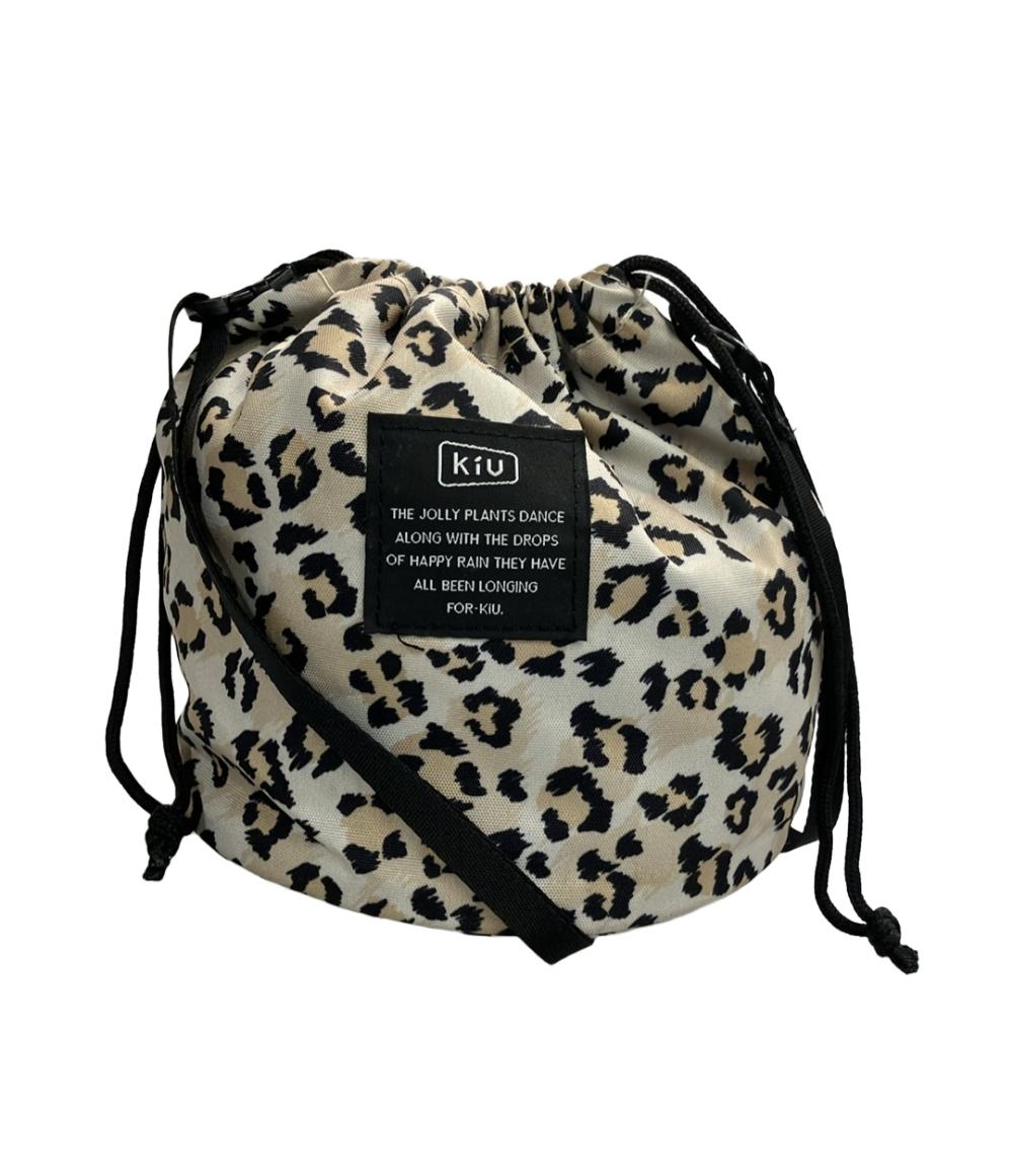 キウ ショルダーバッグ 巾着バッグ 斜め掛け レディース KiU