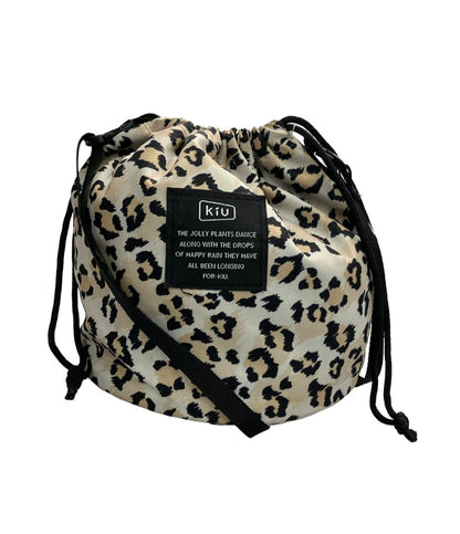 キウ ショルダーバッグ 巾着バッグ 斜め掛け レディース KiU