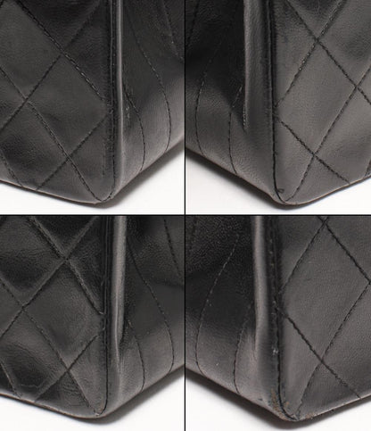 訳あり シャネル チェーンショルダーバッグ シングルチェーン ラムスキン ゴールド金具 肩掛け マトラッセ レディース CHANEL