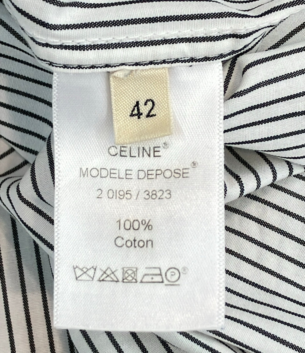 CELINE ストライプ シャツ 2 0195 / 3823 レディース SIZE 42 セリーヌ