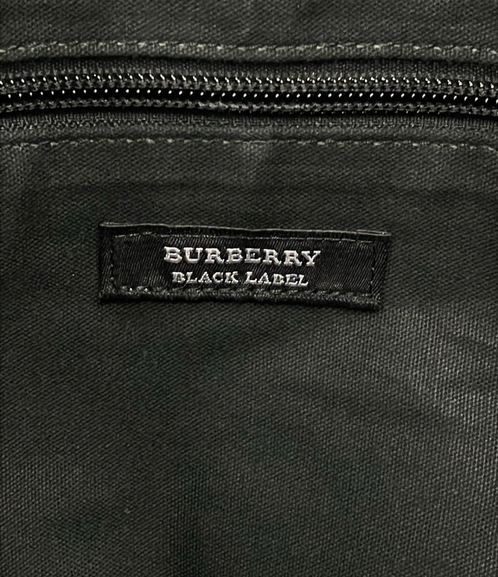 BURBERRY BLACK LABEL ショルダーバッグ 斜め掛け チェック柄 メンズ バーバリーブラックレーベル